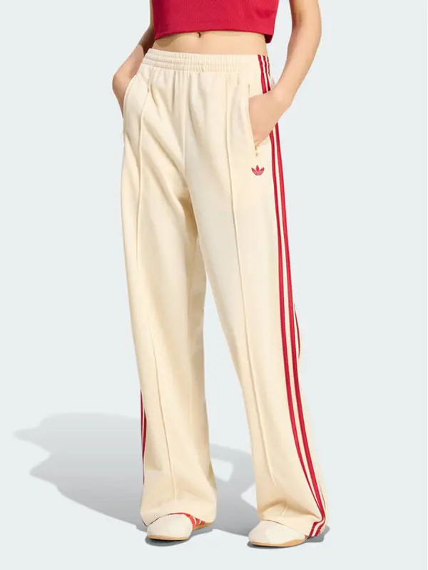 Adidas adidas Donji dio trenerke 159027 Žuta Loose Fit