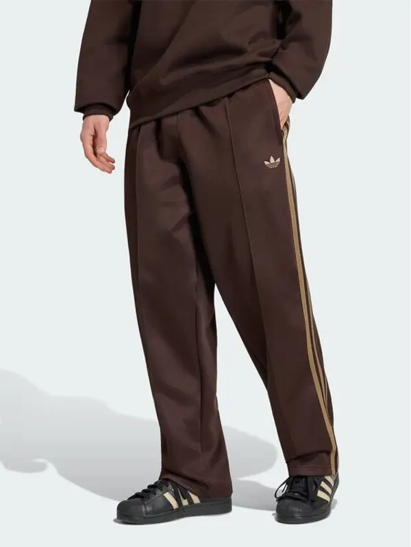 Adidas adidas Donji dio trenerke 165005 Smeđa Loose Fit