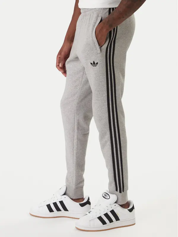 Adidas adidas Donji dio trenerke 3-Stripes KE2428 Siva Slim Fit