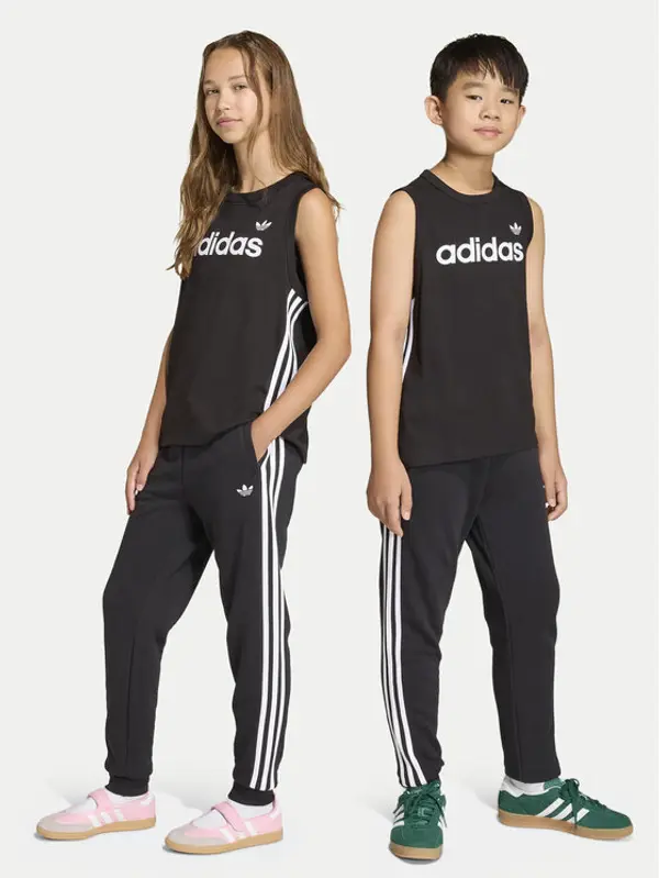 Adidas adidas Donji dio trenerke 3 Stripes Pants KE2822 Crna Regular Fit