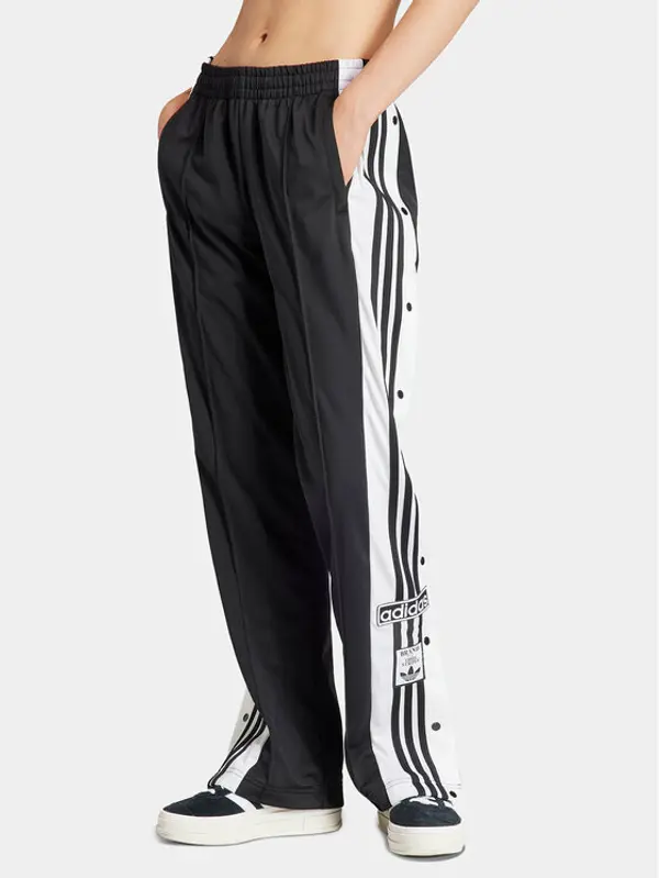 Adidas adidas Donji dio trenerke Adibreak IU2519 Crna Regular Fit
