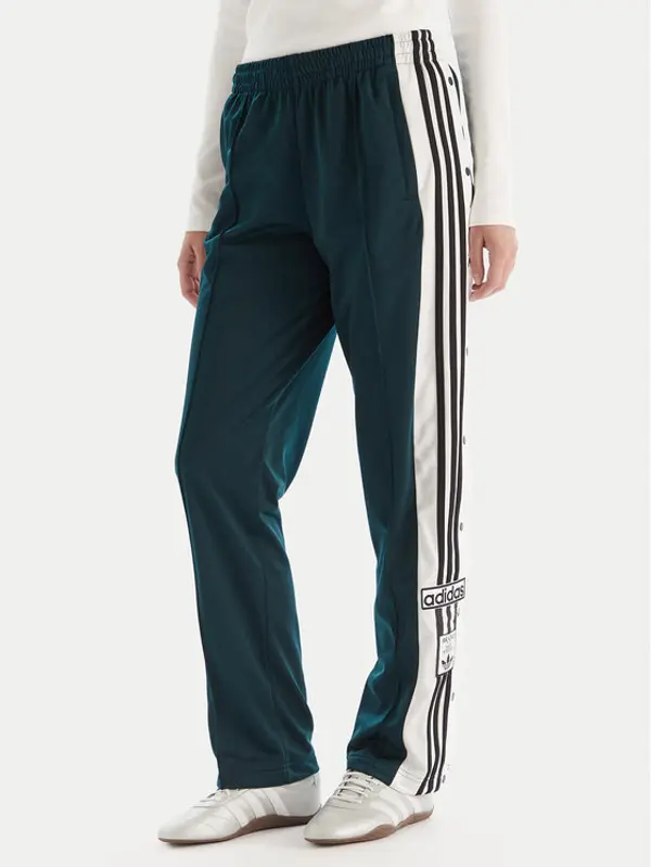 Adidas adidas Donji dio trenerke Adibreak JV7515 Zelena Loose Fit