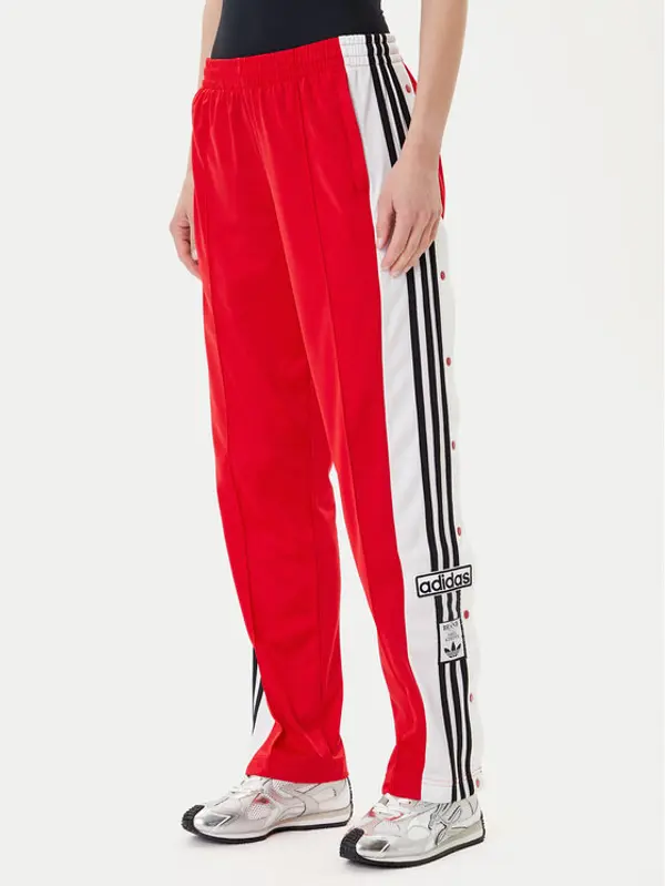 Adidas adidas Donji dio trenerke Adibreak JY1354 Crvena Loose Fit