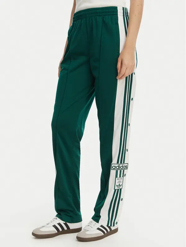Adidas adidas Donji dio trenerke Adibreak KD6327 Zelena Loose Fit
