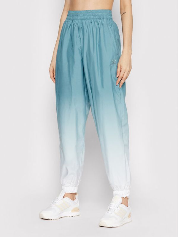 adidas adidas Donji dio trenerke adicolor 3D Trefoil GN2850 Zelena Loose Fit