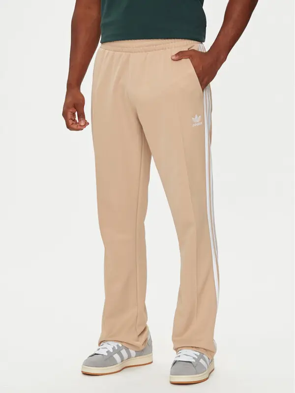 Adidas adidas Donji dio trenerke adicolor 70's IX5221 Bež Regular Fit