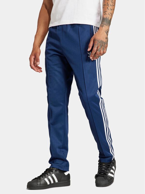 adidas adidas Donji dio trenerke adicolor Classics Beckenbauer IP0421 Plava Slim Fit