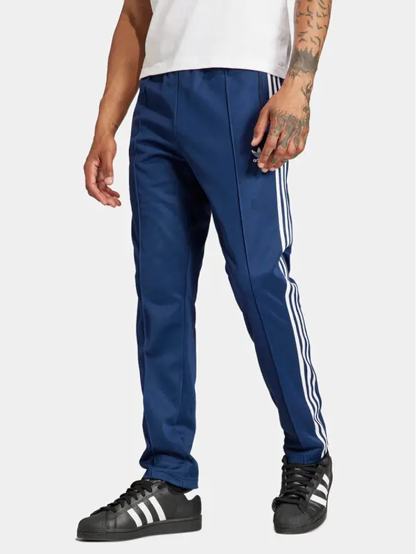 Adidas adidas Donji dio trenerke adicolor Classics Beckenbauer IP0421 Plava Slim Fit