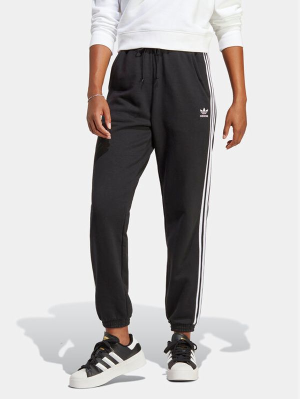 adidas adidas Donji dio trenerke adicolor Classics IB7457 Crna Regular Fit