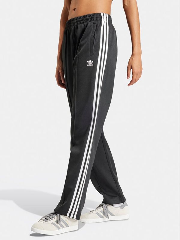 adidas adidas Donji dio trenerke adicolor Classics SST IS4102 Crna Loose Fit