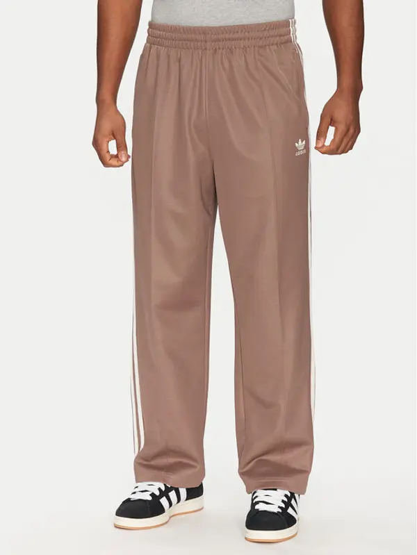 Adidas adidas Donji dio trenerke adicolor Firebird JP1067 Bež Baggy Fit