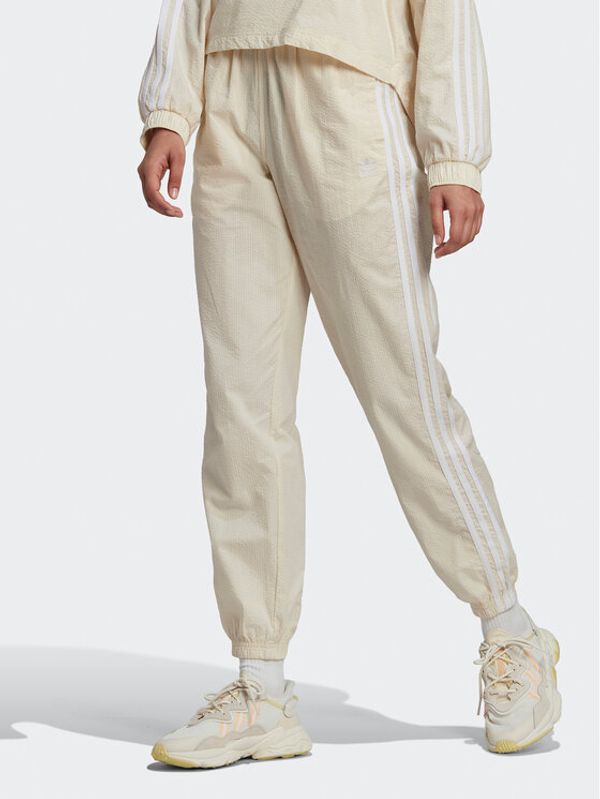 adidas adidas Donji dio trenerke adicolor lassics Poplin Track HL9309 Écru Regular Fit