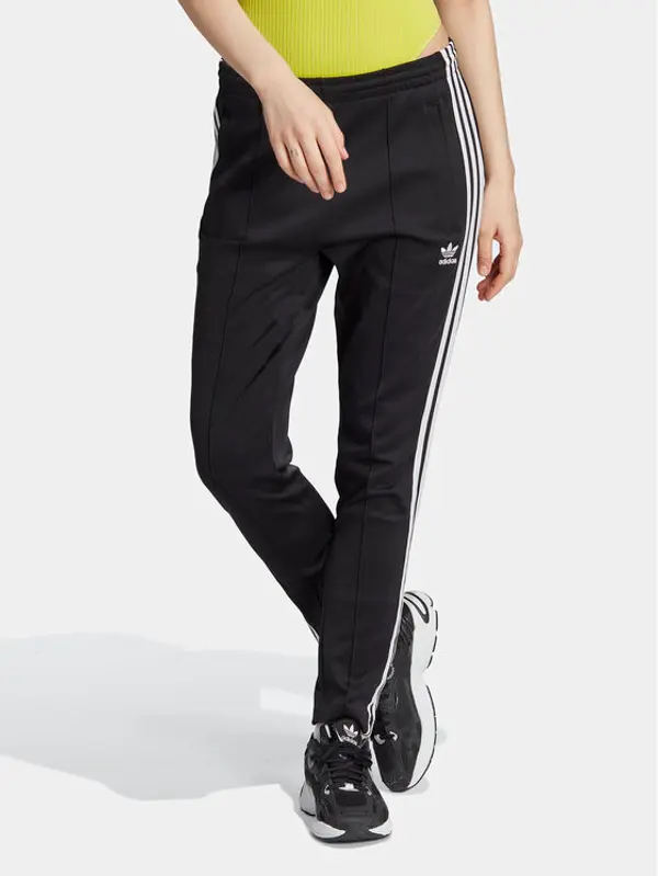 Adidas adidas Donji dio trenerke adicolor SST IK6600 Crna Slim Fit