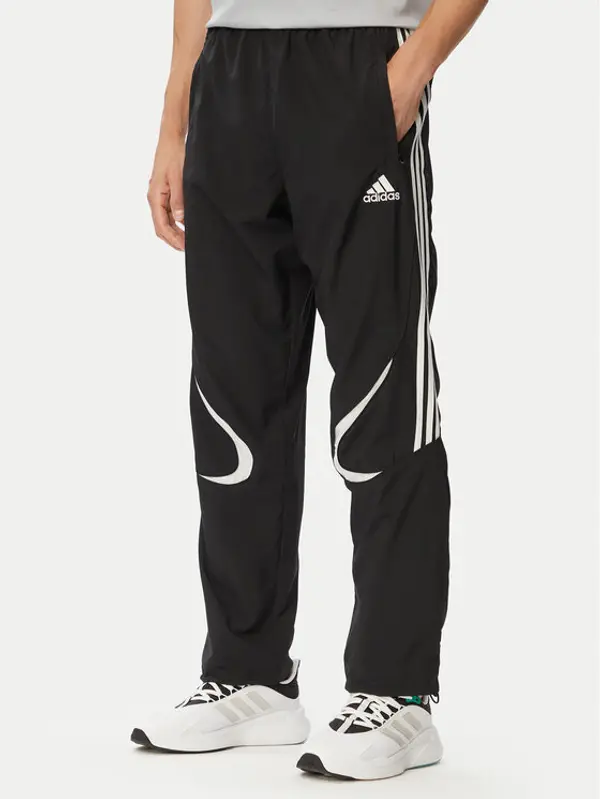 Adidas adidas Donji dio trenerke adicolor Teamgeist KD5863 Crna Loose Fit