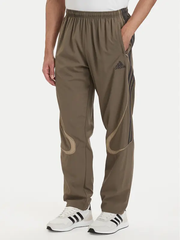 Adidas adidas Donji dio trenerke adicolor Teamgeist KD5865 Kaki Loose Fit