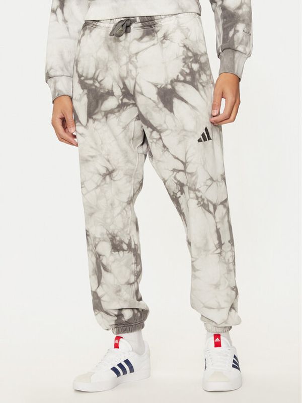 adidas adidas Donji dio trenerke ALL SZN Fleece Washed IX1259 Siva Regular Fit