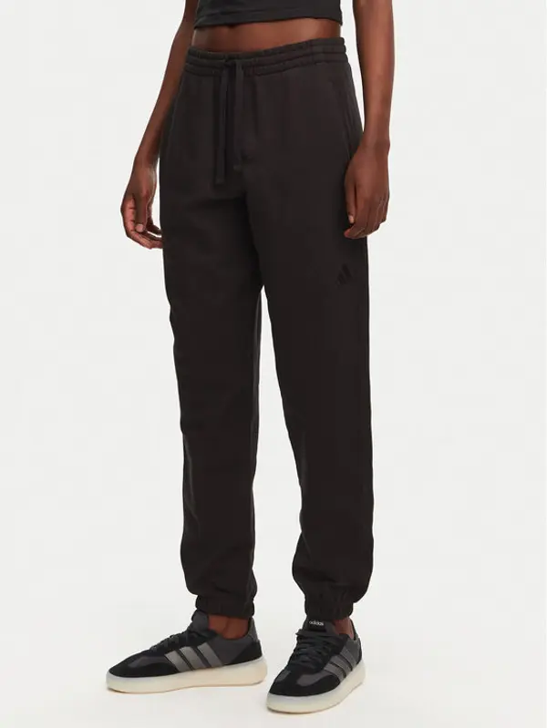 Adidas adidas Donji dio trenerke ALL SZN French Terry IX3810 Crna Loose Fit