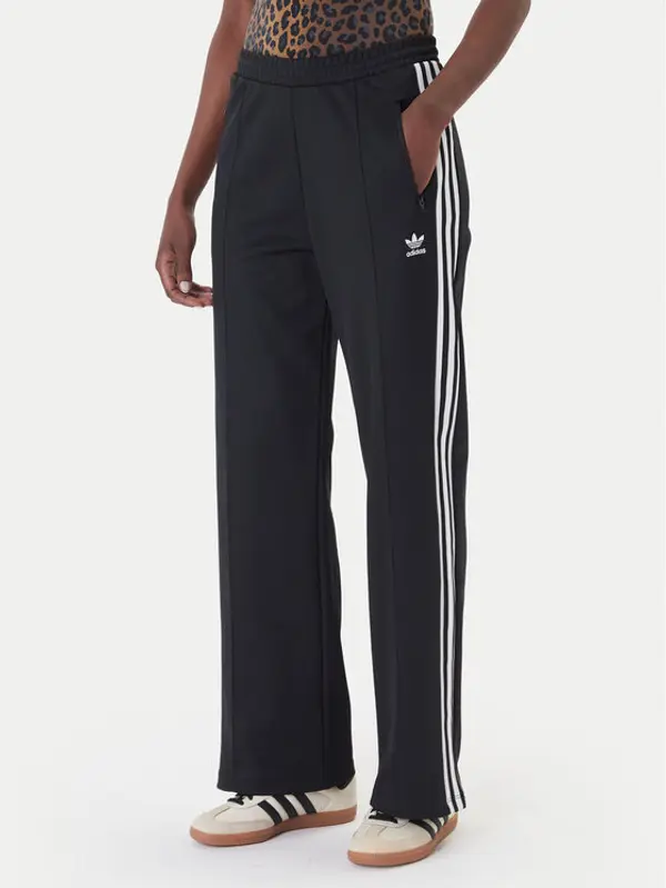 Adidas adidas Donji dio trenerke Beckenbauer KB2984 Crna Regular Fit