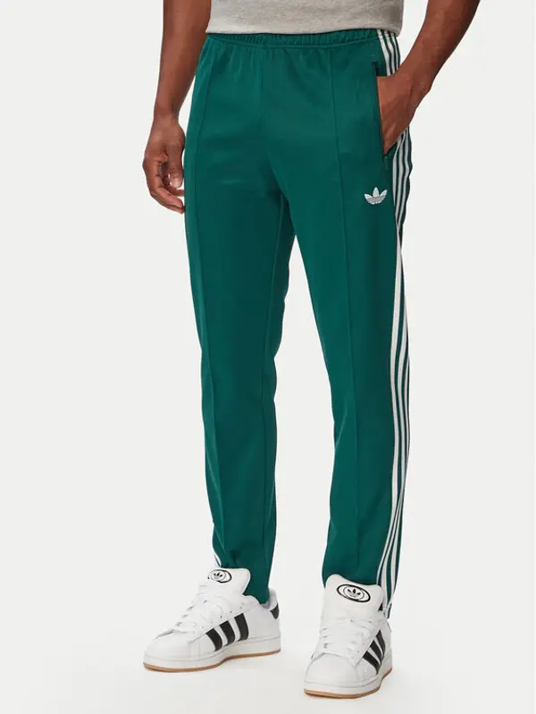 Adidas adidas Donji dio trenerke Beckenbauer KE1668 Tamno zelena Regular Fit