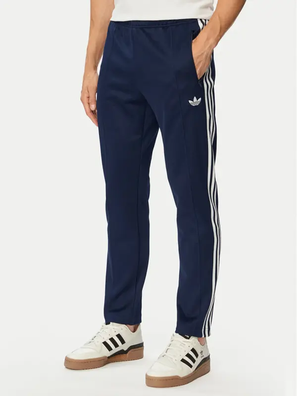 Adidas adidas Donji dio trenerke Beckenbauer Track KE3529 Tamnoplava Regular Fit