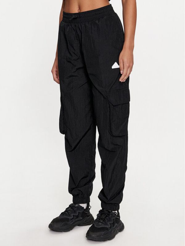 adidas adidas Donji dio trenerke City Escape IQ4826 Crna Loose Fit