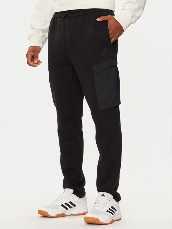 adidas adidas Donji dio trenerke City Escape IY1486 Crna Regular Fit