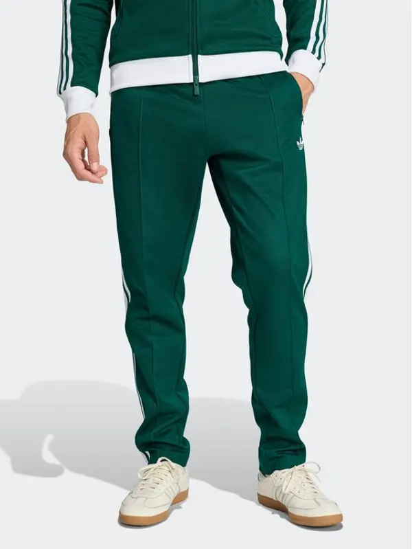 Adidas adidas Donji dio trenerke CLASSIC Zelena Slim Fit
