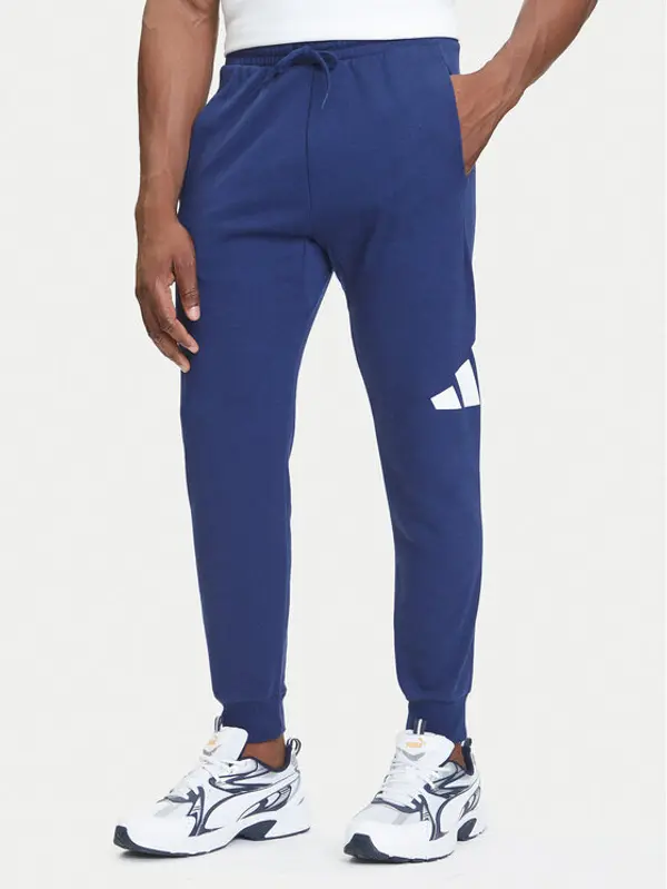 Adidas adidas Donji dio trenerke Essentials Big Logo JE8967 Tamnoplava Regular Fit