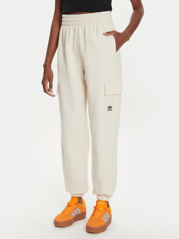 adidas adidas Donji dio trenerke Essentials IR5906 Bež Loose Fit