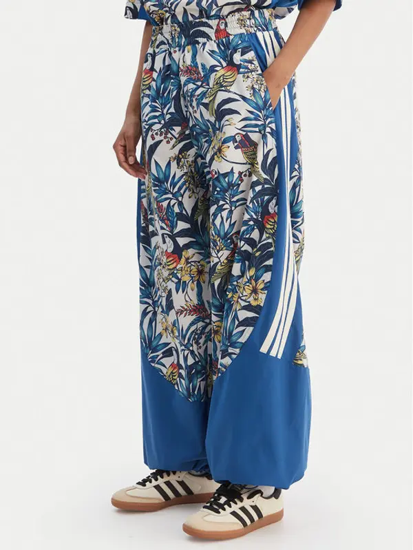 Adidas adidas Donji dio trenerke Farm Rio Premium KD4643 Plava Loose Fit