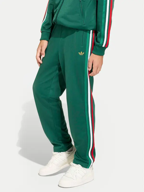 Adidas adidas Donji dio trenerke Firebird KC9502 Zelena Regular Fit