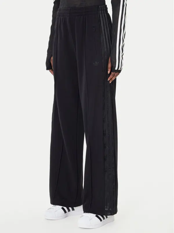 Adidas adidas Donji dio trenerke Firebird Lace KD0351 Crna Loose Fit