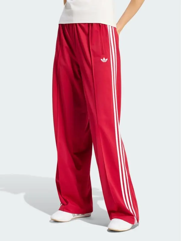 Adidas adidas Donji dio trenerke Firebird Loose Tracksuit KS4670 Crvena Loose Fit