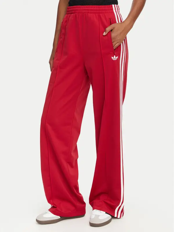 Adidas adidas Donji dio trenerke Firebird Loose Tracksuit KS4670 Crvena Loose Fit