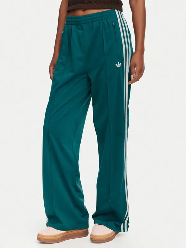 Adidas adidas Donji dio trenerke Firebird Loose Tracksuit KS4672 Tirkizna Loose Fit