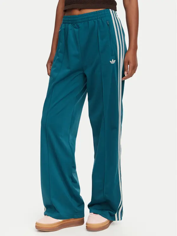 Adidas adidas Donji dio trenerke Firebird Loose Tracksuit KS4672 Tirkizna Loose Fit