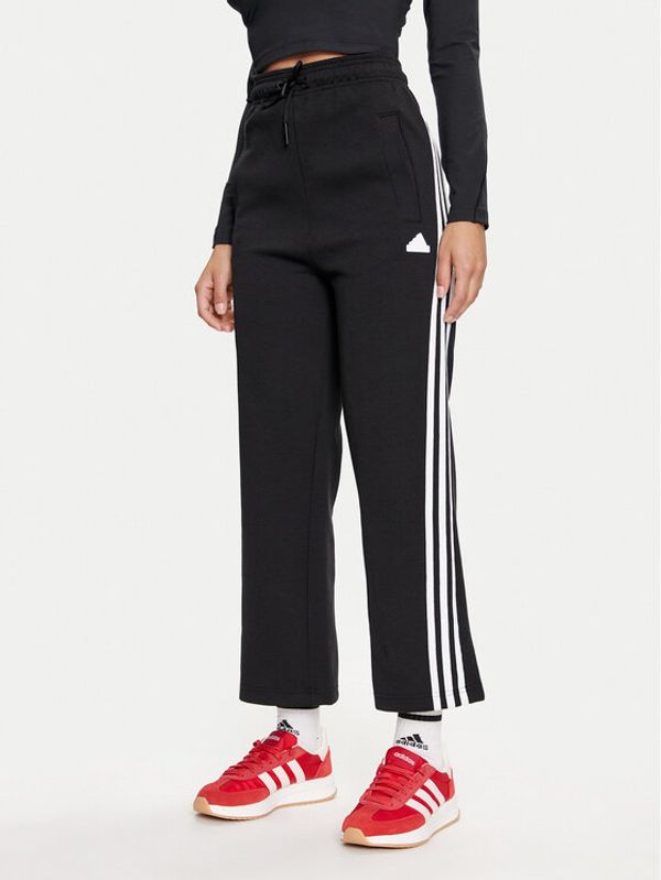 adidas adidas Donji dio trenerke Future Icons 3-Stripes IN9474 Crna Loose Fit