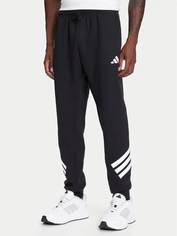 Adidas adidas Donji dio trenerke Future Icons 3-Stripes JD4863 Crna Regular Fit