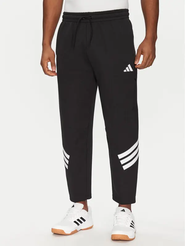Adidas adidas Donji dio trenerke Future Icons 3-Stripes JD4889 Crna Loose Fit