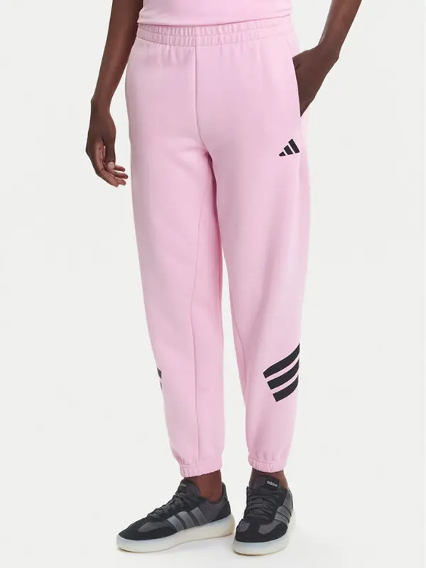 Adidas adidas Donji dio trenerke Future Icons 3-Stripes JE0158 Ružičasta Regular Fit