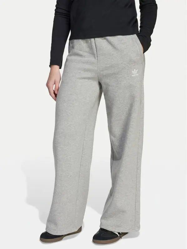Adidas adidas Donji dio trenerke JX2781 Siva Wide Leg