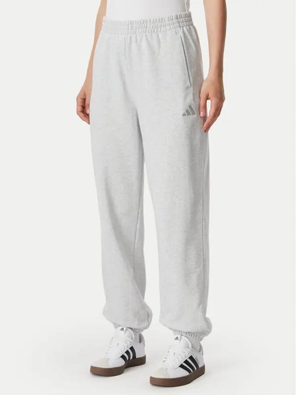 Adidas adidas Donji dio trenerke Kit Small Logo Regular Cuffed KU7941 Siva Regular Fit