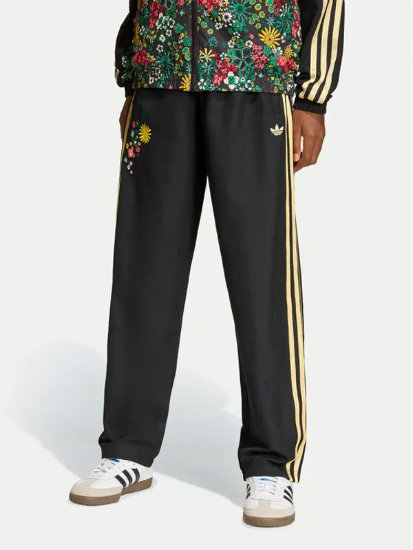 Adidas adidas Donji dio trenerke Liberty London KD5946 Crna Loose Fit