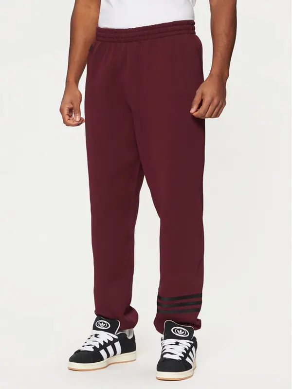 Adidas adidas Donji dio trenerke Neuclassics JC9902 Crvena Loose Fit
