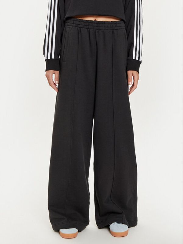 adidas adidas Donji dio trenerke Premium Essentials IW5739 Crna Wide Leg