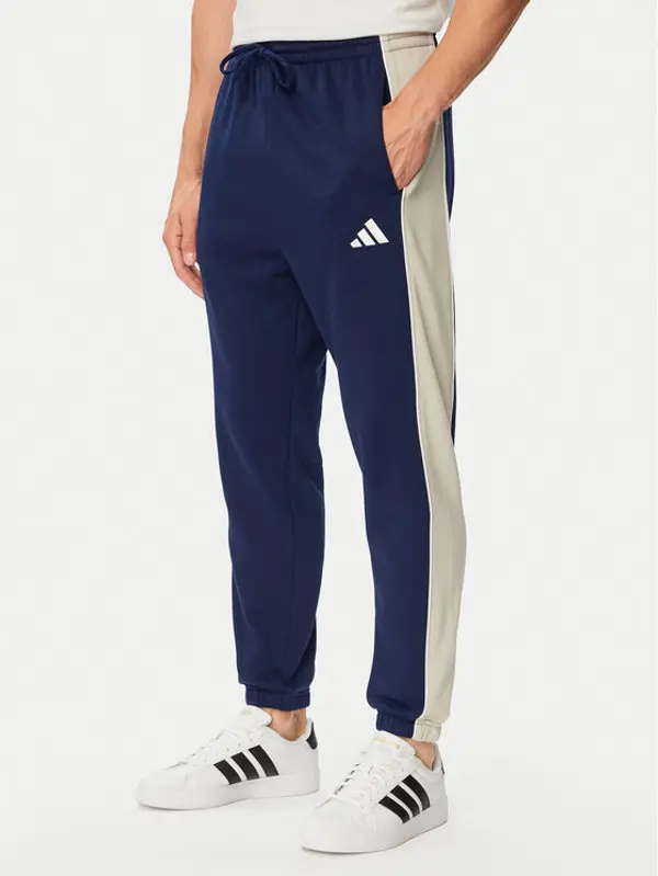 Adidas adidas Donji dio trenerke Seasonal Essentials Colorblock Fleece KF4211 Plava Cosy Fleece Fit