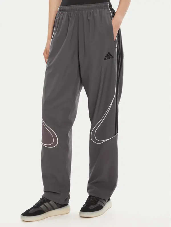Adidas adidas Donji dio trenerke Teamgeist adicolor JW5870 Siva Loose Fit