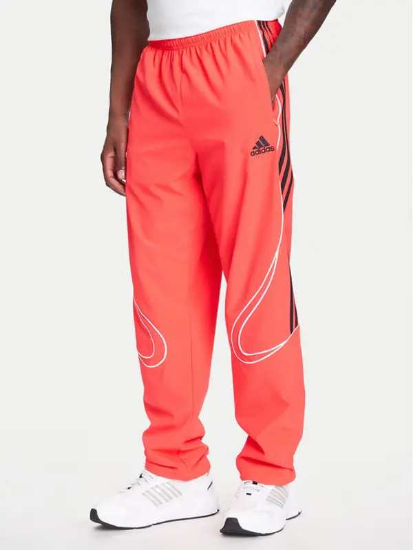 Adidas adidas Donji dio trenerke Teamgeist adicolor JW5871 Crvena Loose Fit