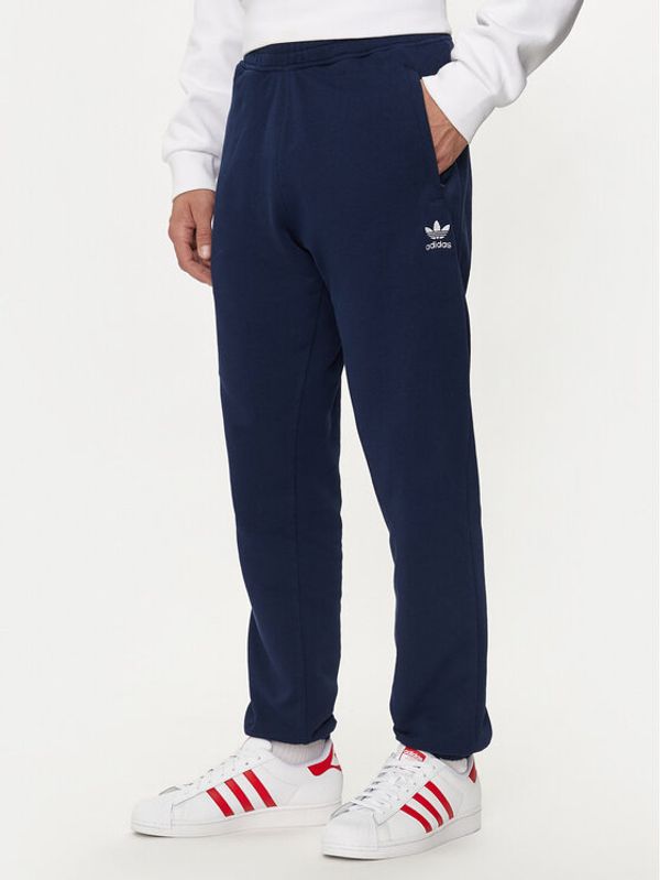 adidas adidas Donji dio trenerke Trefoil Essentials IX7689 Tamnoplava Regular Fit