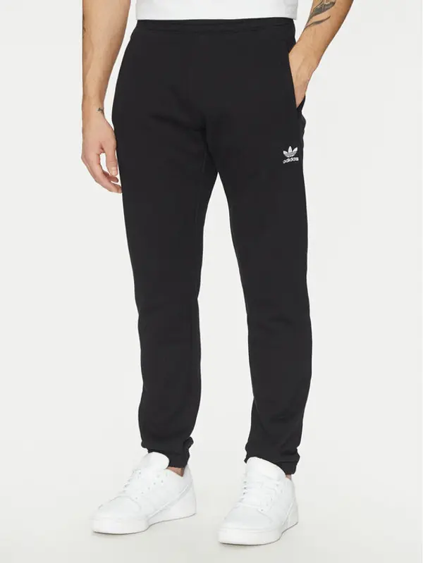 Adidas adidas Donji dio trenerke Trefoil Essentials JD2422 Crna Slim Fit